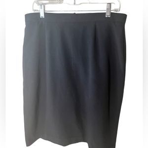 Laura Scott Classic black skirt partly lined Sz 14